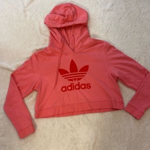 Adidas crop hoodie